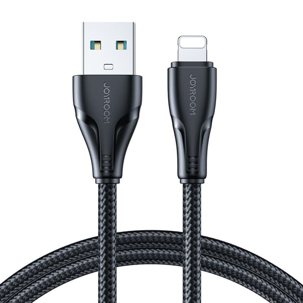 Joyroom Surpass Series A11 USB-A / Lightning Kabel 2.4A 2m - Sort