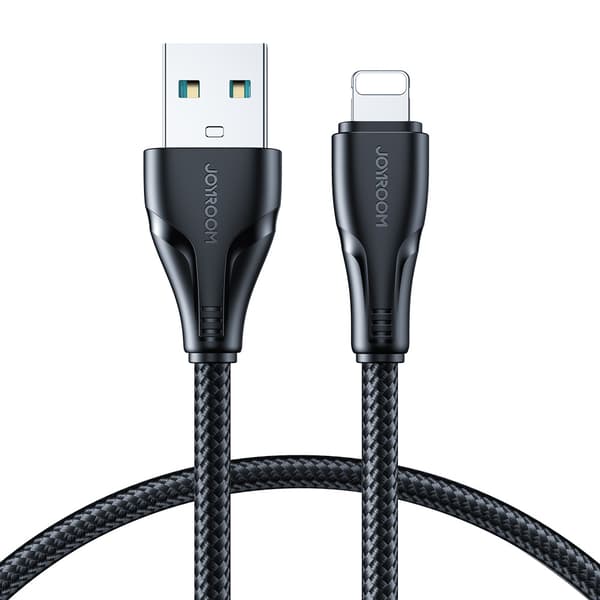 Joyroom Surpass A11 USB-A till Lightning Kabel 2.4A 0.25 m - Svart