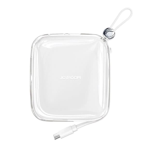 Joyroom Powerbank JR-L004 10000mAh med USB-C & USB-A - Vit