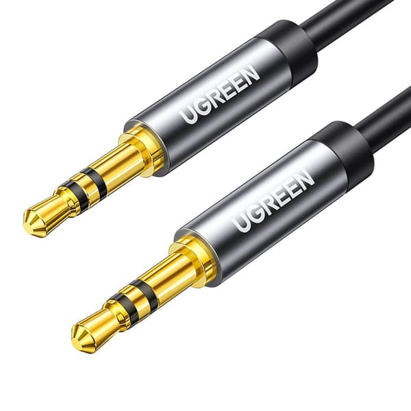 Ugreen AV119 10733 Äänikaapeli Mini Jack 3,5mm / Mini Jack 3,5mm 1m - Musta