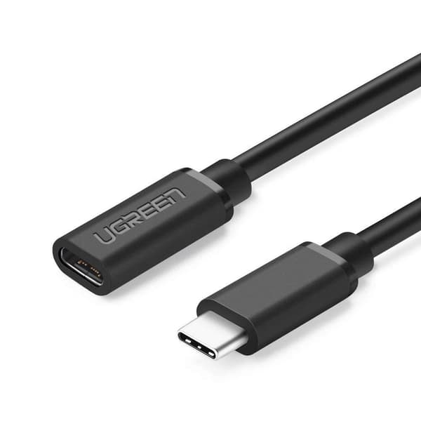 Ugreen USB-C till USB-C Kabel 5Gb/s Svart 0,5m