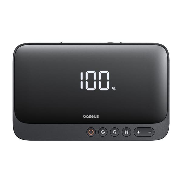 Käynnistysapu Baseus Super Energy BS-CH013 4-in-1 600A taskulampulla/virtapankilla 6000mAh/kompressorilla - musta musta