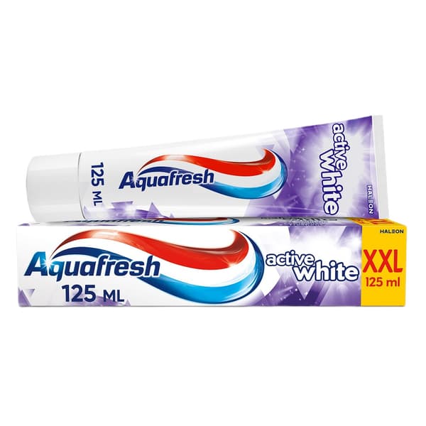 Aquafresh Active White Hammastahna, 125 ml