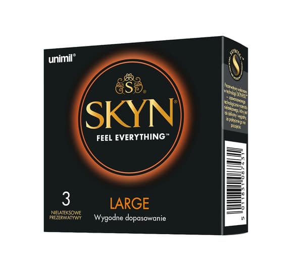 Unimil Skyn Stora Latexfria Kondomer, 3-pack