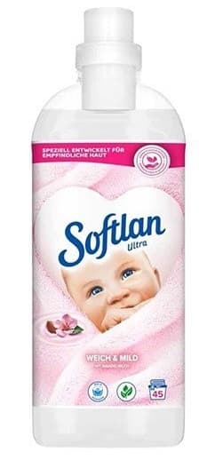 Mjuktvätt Softlan Sensitive - Mild & Mjuk Sköljmedel, 1L.