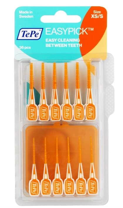 TePe Interdentalborstar, Orangesmå, 36-pack