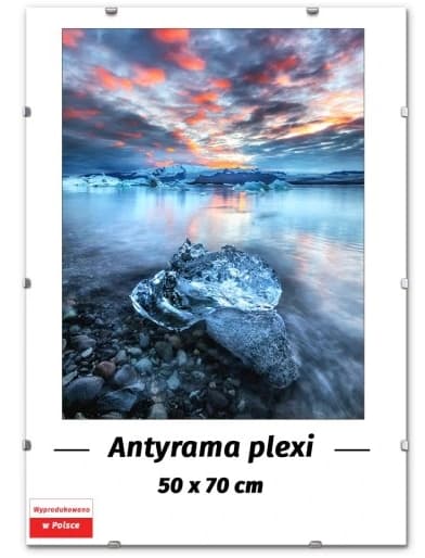 Ramme med Akrylglas, 50x70 cm