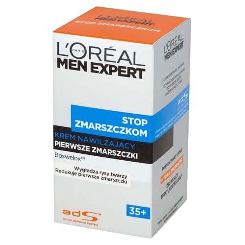 L'Oreal Paris Men Expert Stop Wrinkle 35+ Fugtgivende Creme mod de første rynker, 50ml
