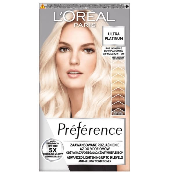 L'Oreal Paris Preference Ultra Platinum - Hårfarve Lyserød