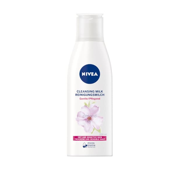 Nivea Rensende Mælk til Tør og Følsom Hud, 200 ml