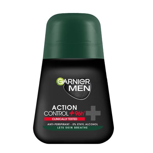 Garnier Miesten Action Control+ Antiperspirantti Pallosa, 50 ml