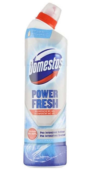Domestos Power Fresh WC-geeli, Total Hygiene Ocean, 700 ml