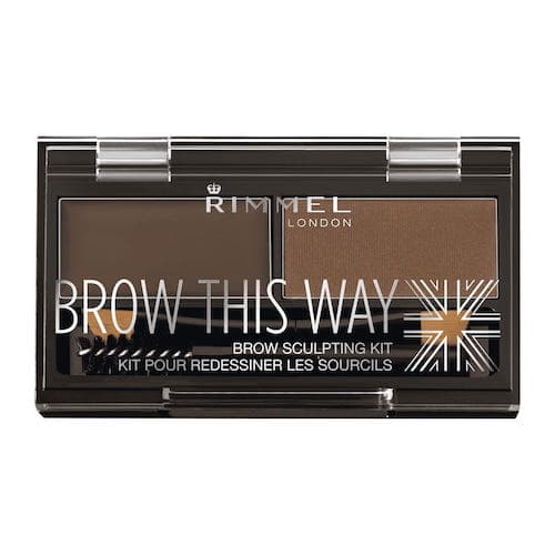 Rimmel Brow This Way Øjenbrynsformningssæt 003 Mørkebrun, 1.3g