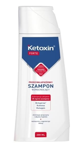 Ketoxin Forte Förstärkande Anti-Mjäll Schampo, 200 ml
