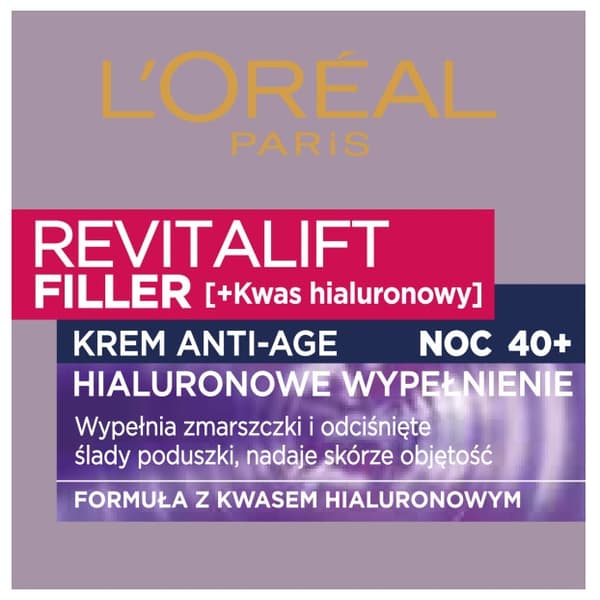 L'Oreal Paris Revitalift Filler Natcreme, 50 ml