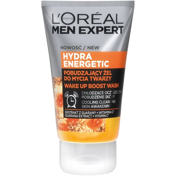 L'oreal Mænd Expert Hydra Energetic Ansigtsrens Gel, 100 ml