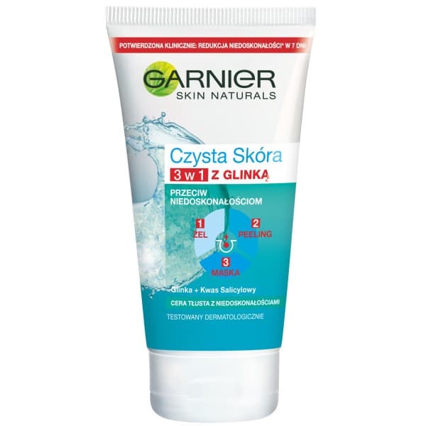 Garnier Pure Hud 3-i-1 med Lera, 150 ml