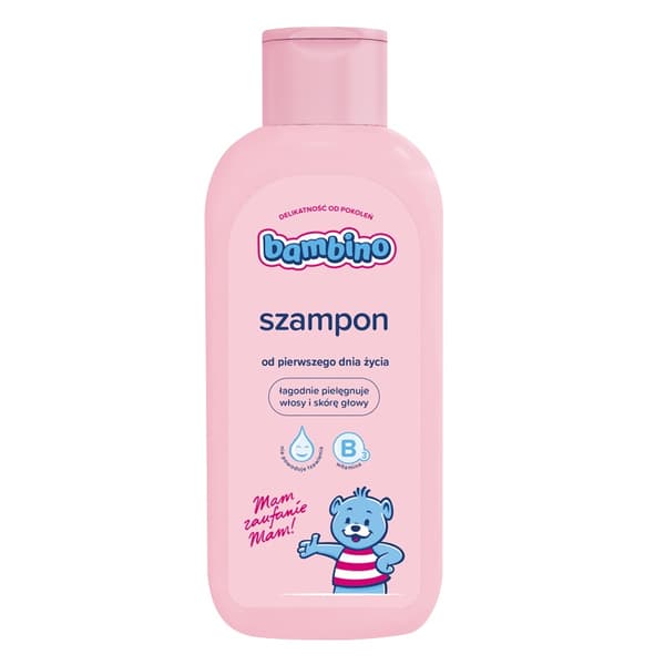 Bambino Baby Shampoo med Vitamin B3, 400ml
