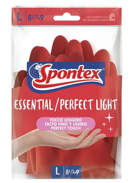 Spontex Allround Rengöringshandskar i Storlek L, 2 Par
