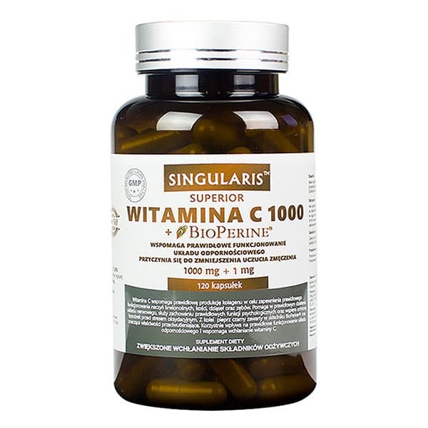 Vitamin C med BioPerine 1000 - Kosttilskud i Kapsler