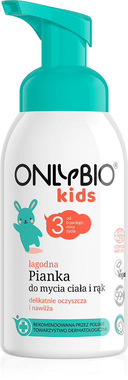 Endast bio Kids, Mild kroppsskum från 3 år, 300 ml
