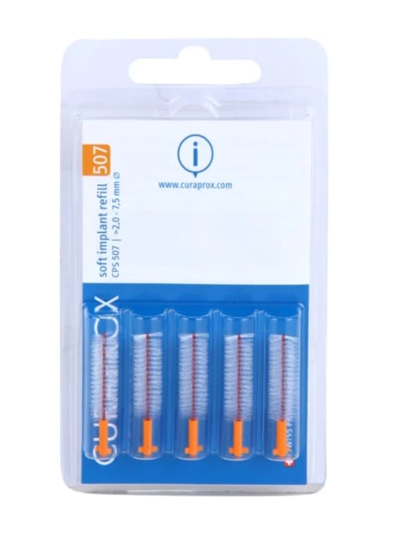 Curaprox CPS 507 Bløde Implantat Interdental Børster 5 Stykker