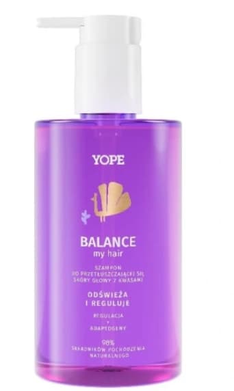 Yope, Balance Shampoo til fedtet hovedbund, 300 ml