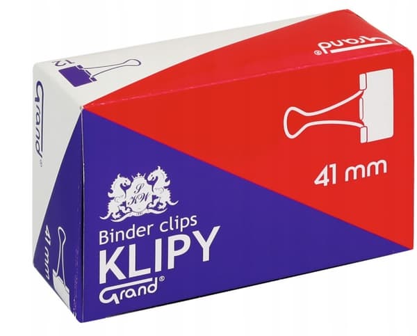41mm Kontor Klip Sæt, 12 Stykker