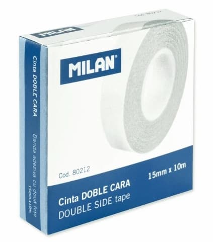Milan, Kaksoispuolisella teipillä 15mm x 10mm