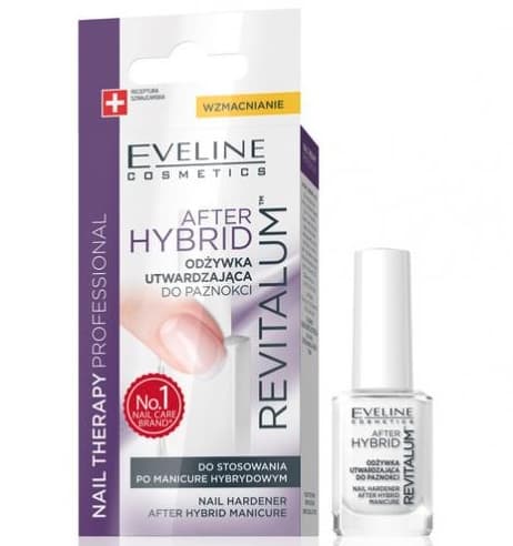 Eveline Efter Hybrid Styrkende Negleforstærker 12ml