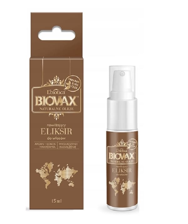 Biovax - Luonnollinen Hiustenhoitoeliksiiri, 15ml