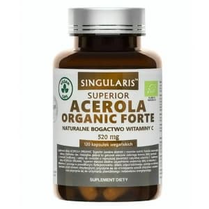 Ylivertainen Luomu Acerola Forte – Vahva Antioksidantti 120 kapselia