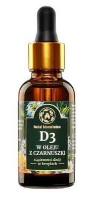 D3-vitamiini 2000 IU Tyrnipohjaisessa Öljyssä, 30 ml