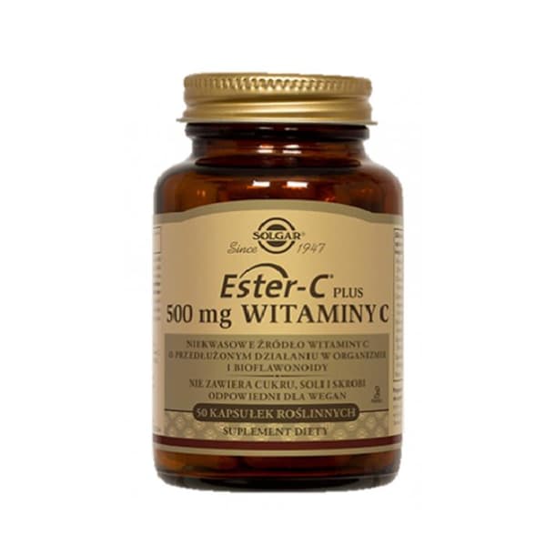Solgar Ester C-Plus C-Vitamin 500 mg 50 kapslar