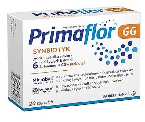 Primaflor GG, 20 kapslar - Kosttillskott med 20 kapslar för dagligt välbefinnande. Uppmuntrar en sund och balanserad livsstil.