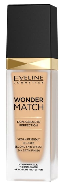 Eveline Foundation Wonder Match, 10 Light Vanila, 30 ml