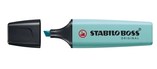 Stabilo Textmarker Boss, Turkosblå