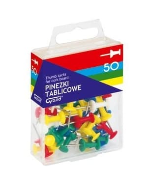 Farverige, runde pinde, 50 stk.