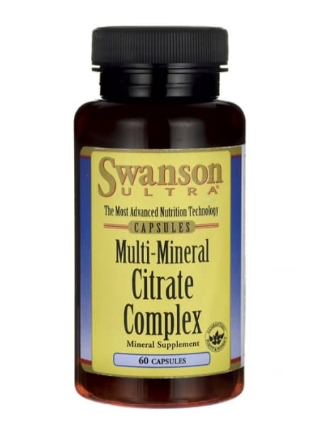 Swanson, Multi-Mineral Citrate Komplex, 60 kapslar