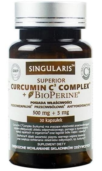 Singularis Superior Curcumin C3 Complex + Bioperine Kapseleita 30
