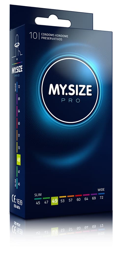 Min Storlek PRO Kondomer 49mm, 10-pack