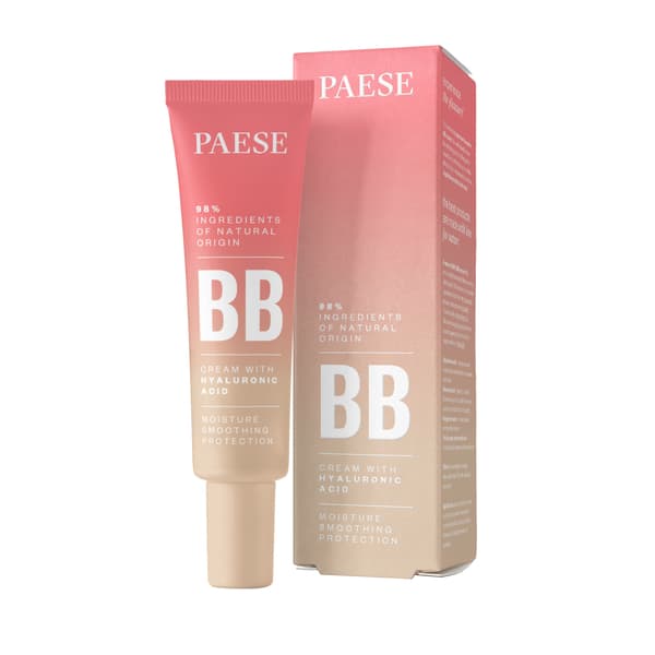 Paese BB-voide Luonnollinen BB-kerma hyaluronihapolla 01 Ivory, 30 ml