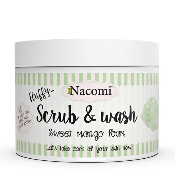 Nacomi Mango Eksfolierende Vaskeskum, 180 ml