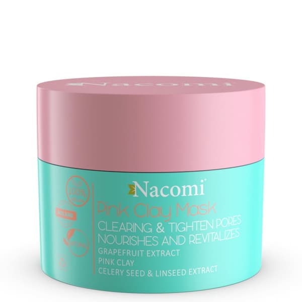 Nacomi Rosa Rengörande och Åtstramande Ansiktsmask, 50 ml