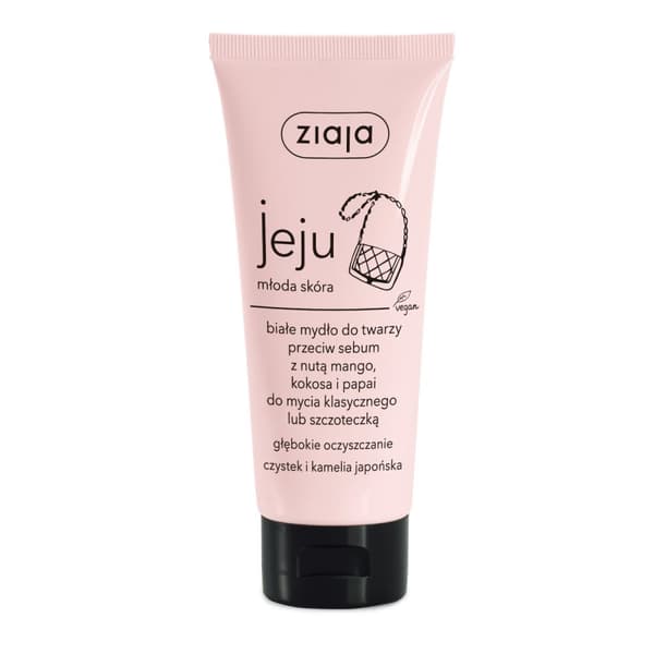 Ziaja Jeju Ung Hud Ansigtssæbe, 75 ml