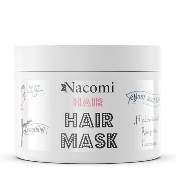 Nacomi Hiusten Siloittava ja Kosteuttava Naamio, 200 ml