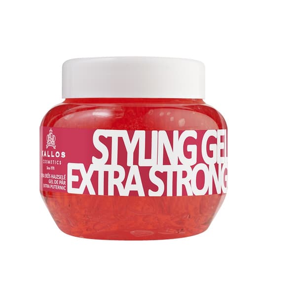 Kallos Styling Gel til Hår - Ekstra Stærk Hold, 275 ml