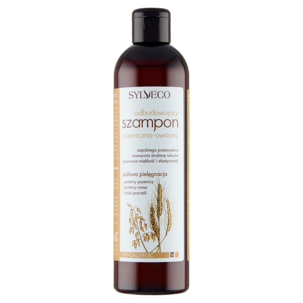 Sylveco Vehnä-Kaura Kosteuttava ja Korjaava Shampoo, 300 ml