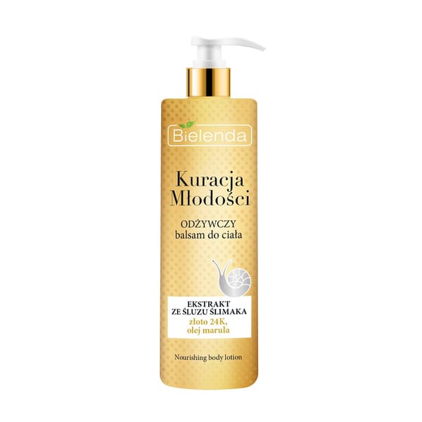 Bielenda Ungdomsbehandling Nærende Kropsbalsam med Snegleslim Ekstrakt, 400 ml