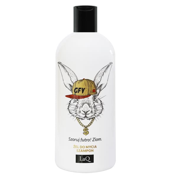 LaQ Kaksiosainen Puhdistusgeeli ja Shampoo Kani, 300 ml